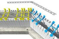 Quad-Lock ICF Angle Assembly using Angle Brackets