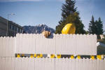 Stacking Insulated Concrete Forms: panels connected to ties