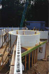 ICF Silo with joining walls