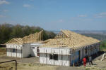 Roof Trusses Installed