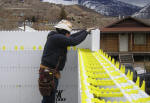 ICF Assembly - Stacking Panels