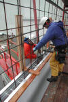 ICF around pre-built Rebar