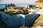 ICF Dampproofing with Peel & Stick Membrane