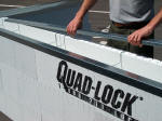 Installation of Wire Top Ties and Metal Track